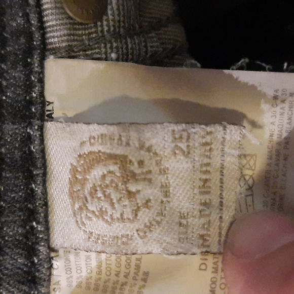 Diesel distressed denim jeans grey/black size 25 x 32 - Picture 7 of 7